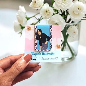 Floral Fashionista Magnetic Laminated Bookmark