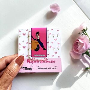 Pink Blossom Magnetic Laminated Bookmark