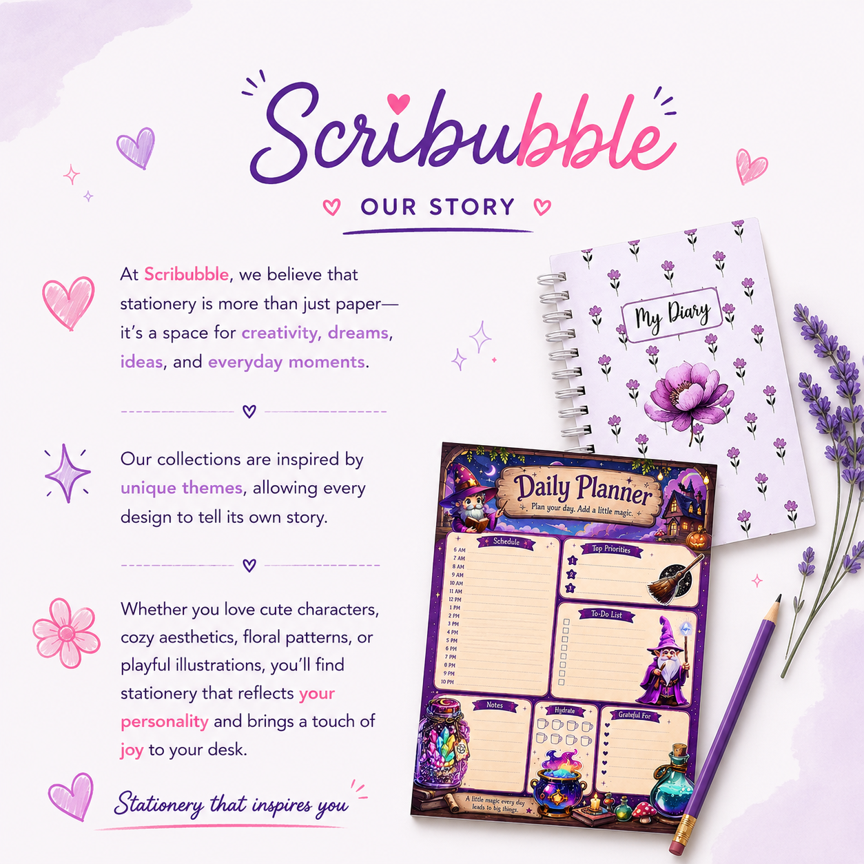 Scribubble stationery
