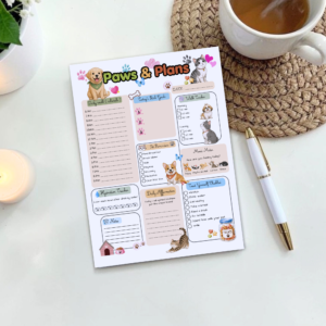 Paws & Plans Daily Planner